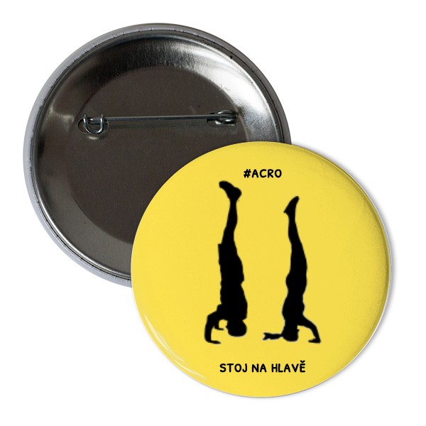 Acro placka stoj na hlavě