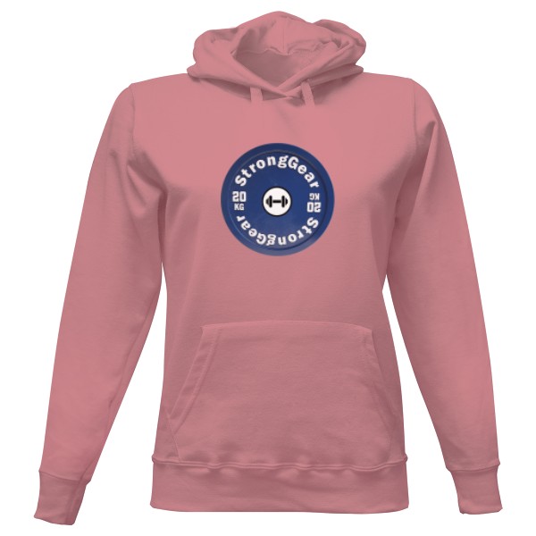 Dámská mikina do fitka strong gear řůžová