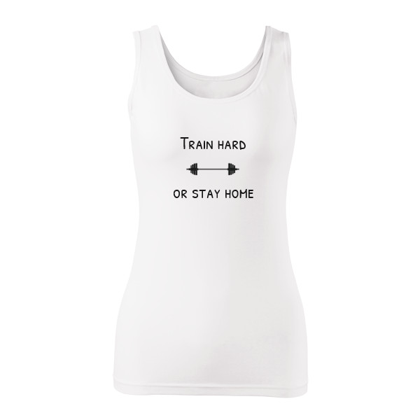Fitness cropp top tričko bílé